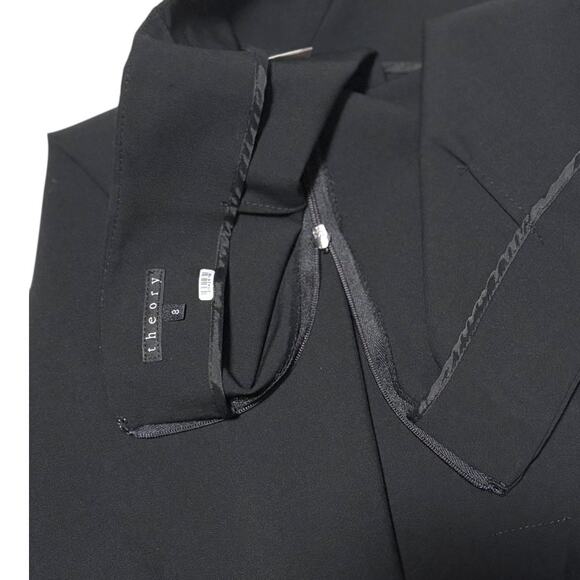 Theory Classic Wool Skirt - Size 8 - Black - Knee Length - Nearly New - Picture 4 of 11